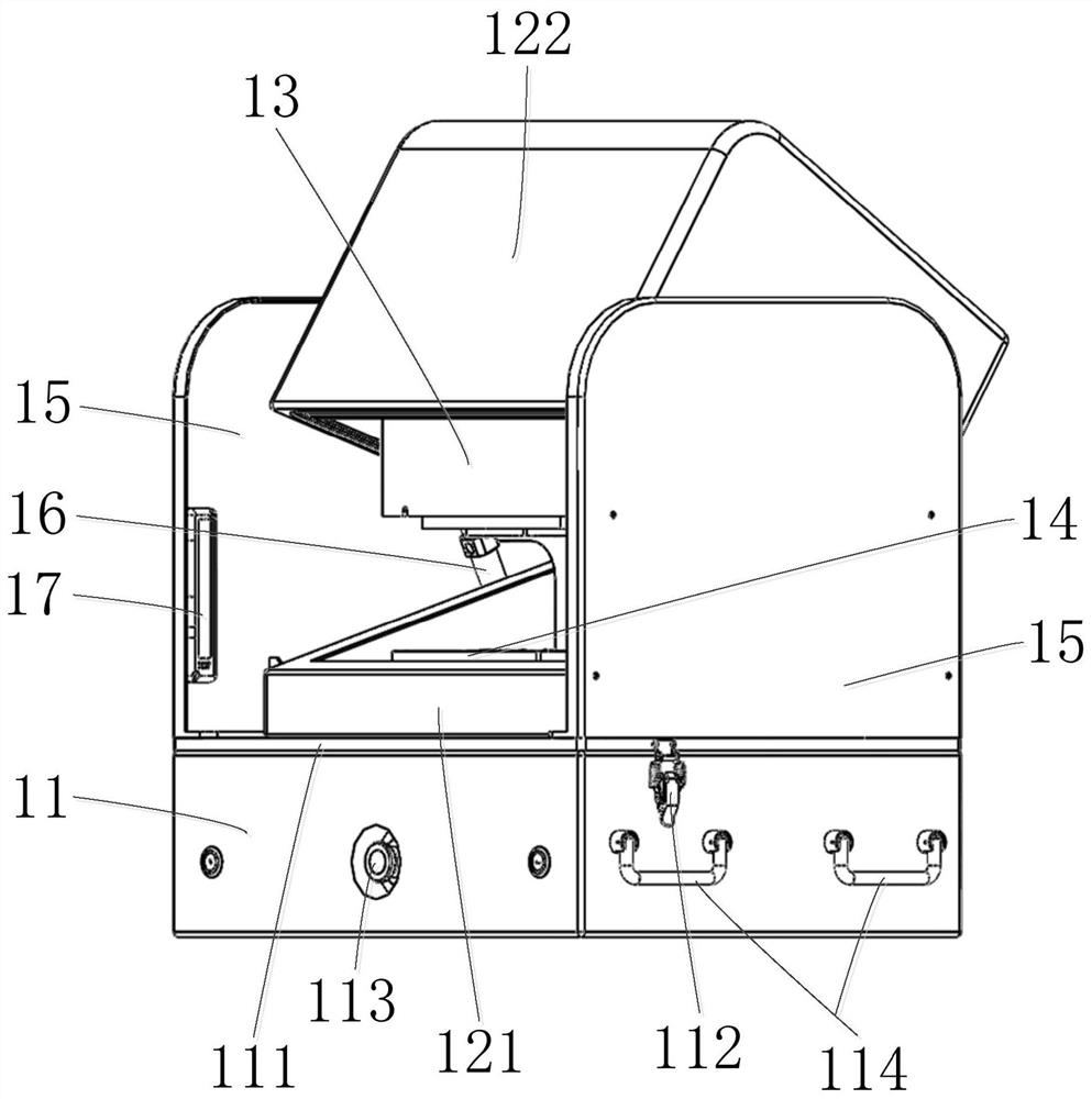 Microphone multi-band clock frequency response detection equipment