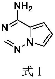A kind of one pot method prepares the method for pyrrolo[2,1-f][1,2,4]triazin-4-amine