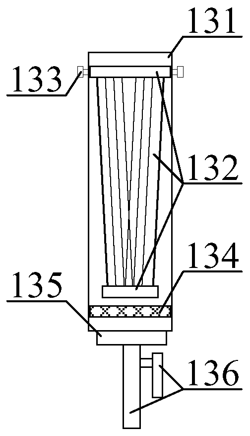 Liquid level measuring device for double-chamber balance container