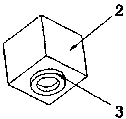 Outward-convex cavity three-mode resonant structure and filter with resonant structure