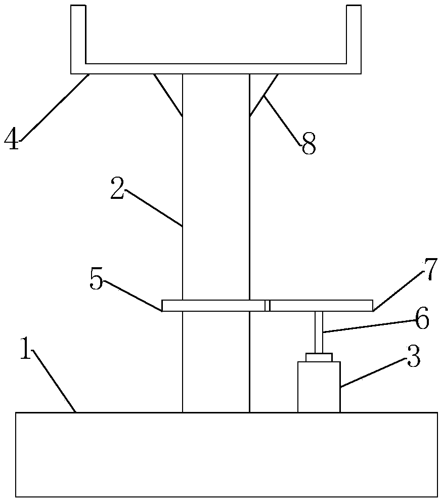 Adjustment support for monitoring equipment