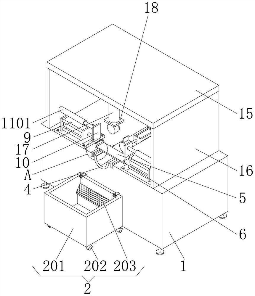 Forming equipment and forming process of hoop for enhancing nylon pipe port structure