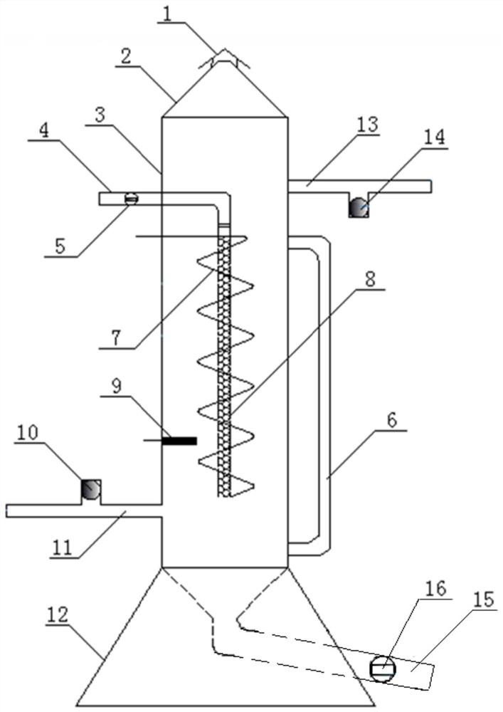 Microorganism continuous culture device