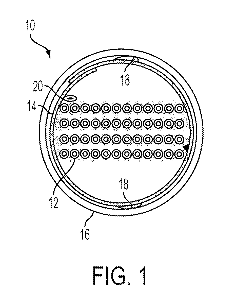 Gel-Free Buffer Tube with Adhesively Coupled Optical Element