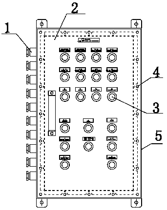 High pressure-resistant control box