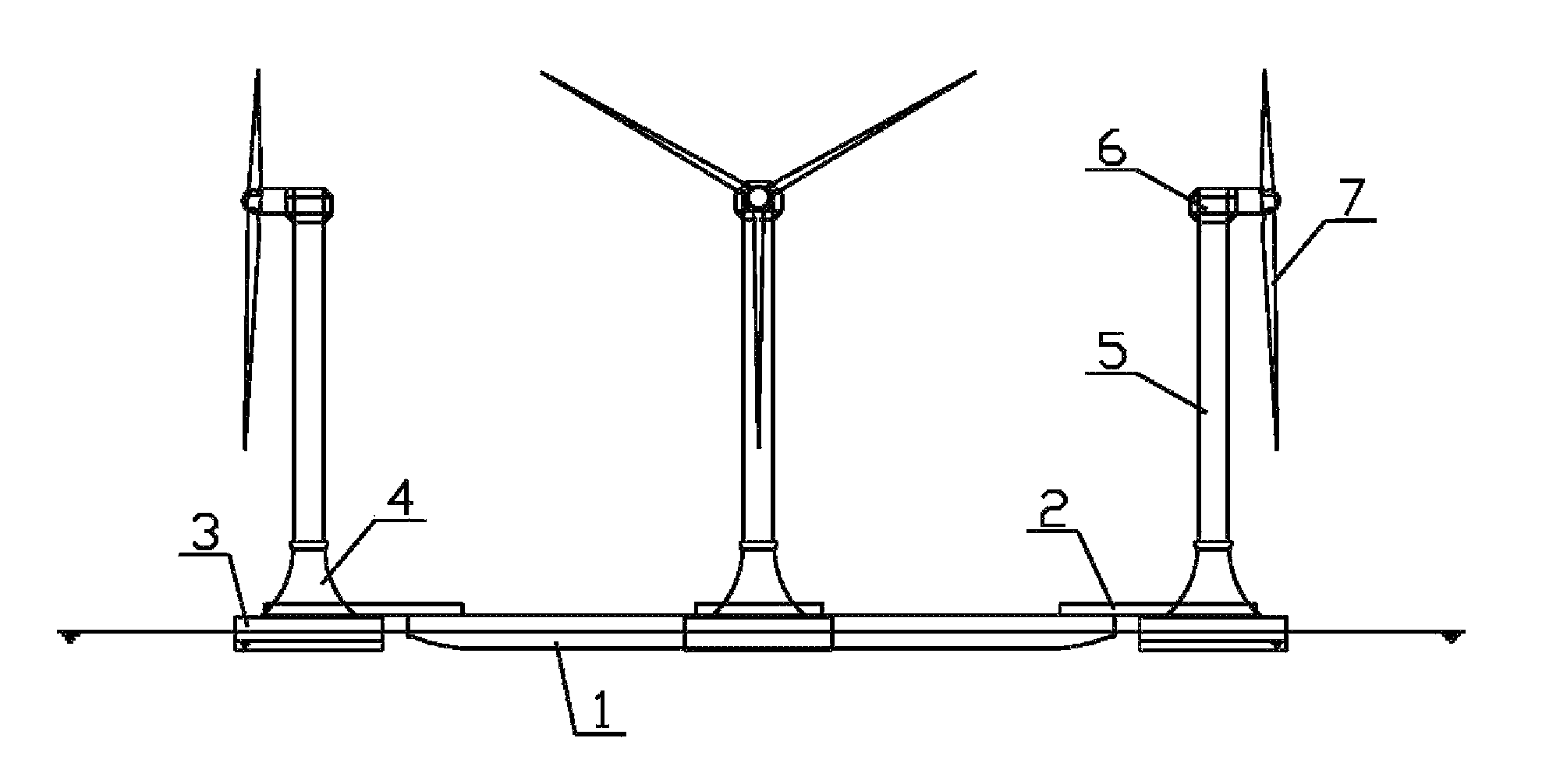 Method for transporting an offshore wind turbine in a floating manner