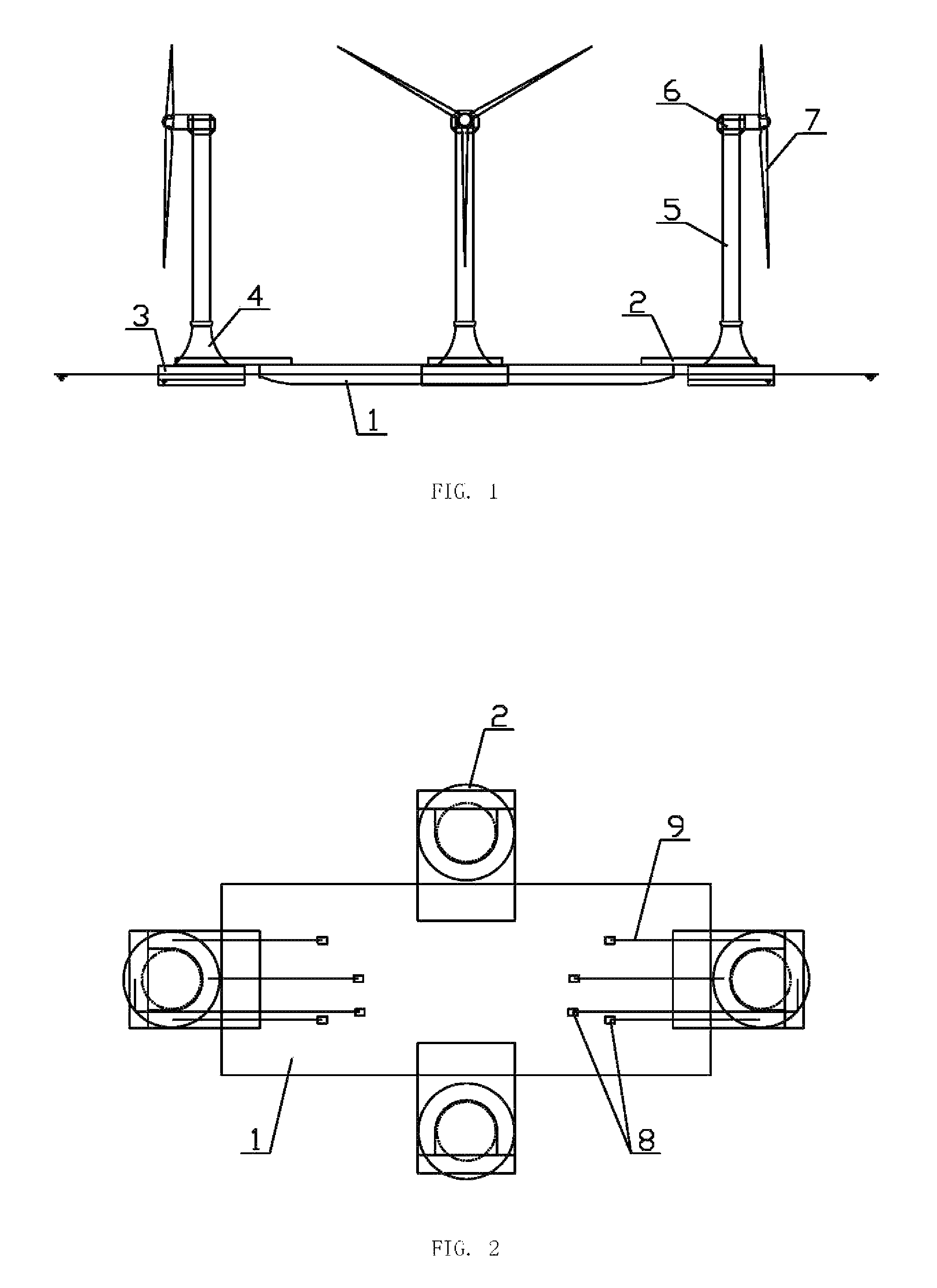 Method for transporting an offshore wind turbine in a floating manner