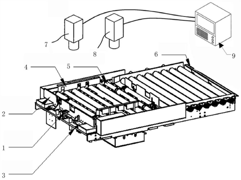 Conveying and locating mechanism of PCB collection machine and board collection and discharge method