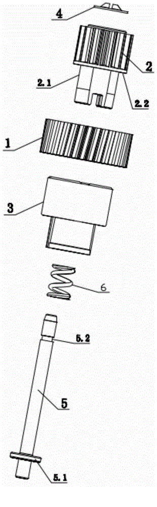 Slipping mechanism for mirror surface driver of automotive rearview mirror