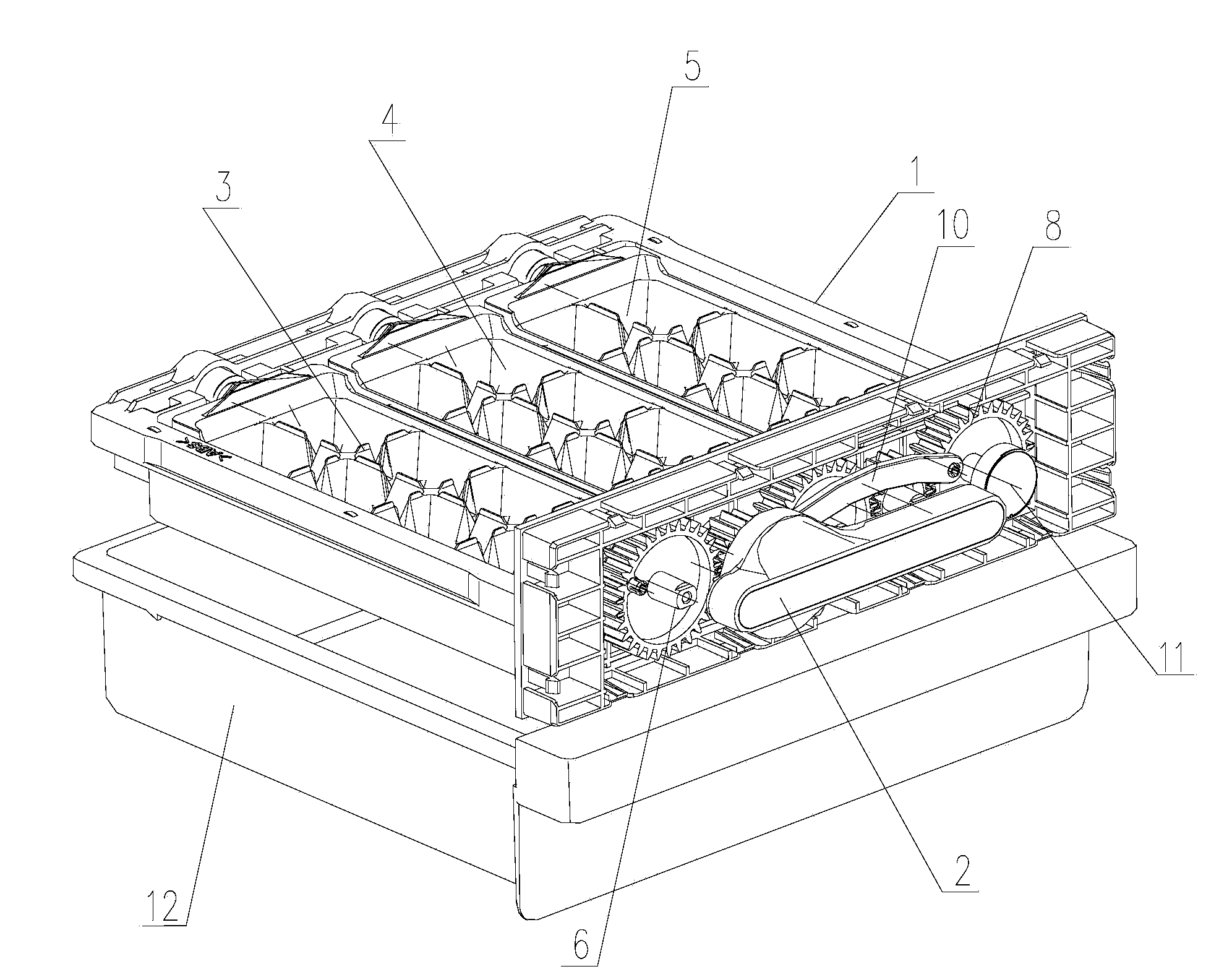 Ice maker assembly and refrigerator adopting same