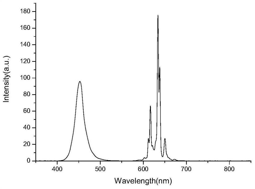 Fluorosilicate red fluorescent powder and preparation method thereof