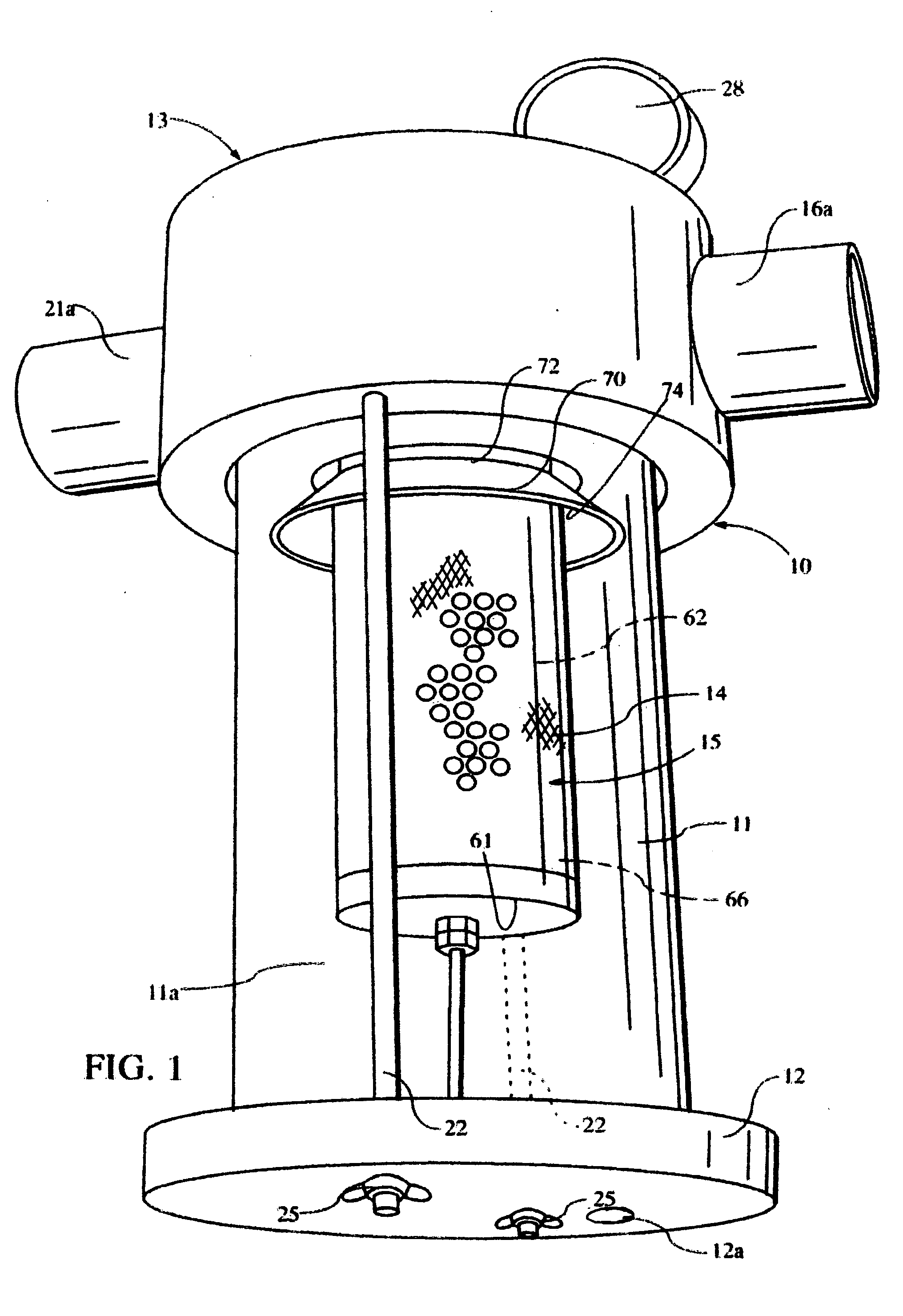 Liquid separator for vacuum filter