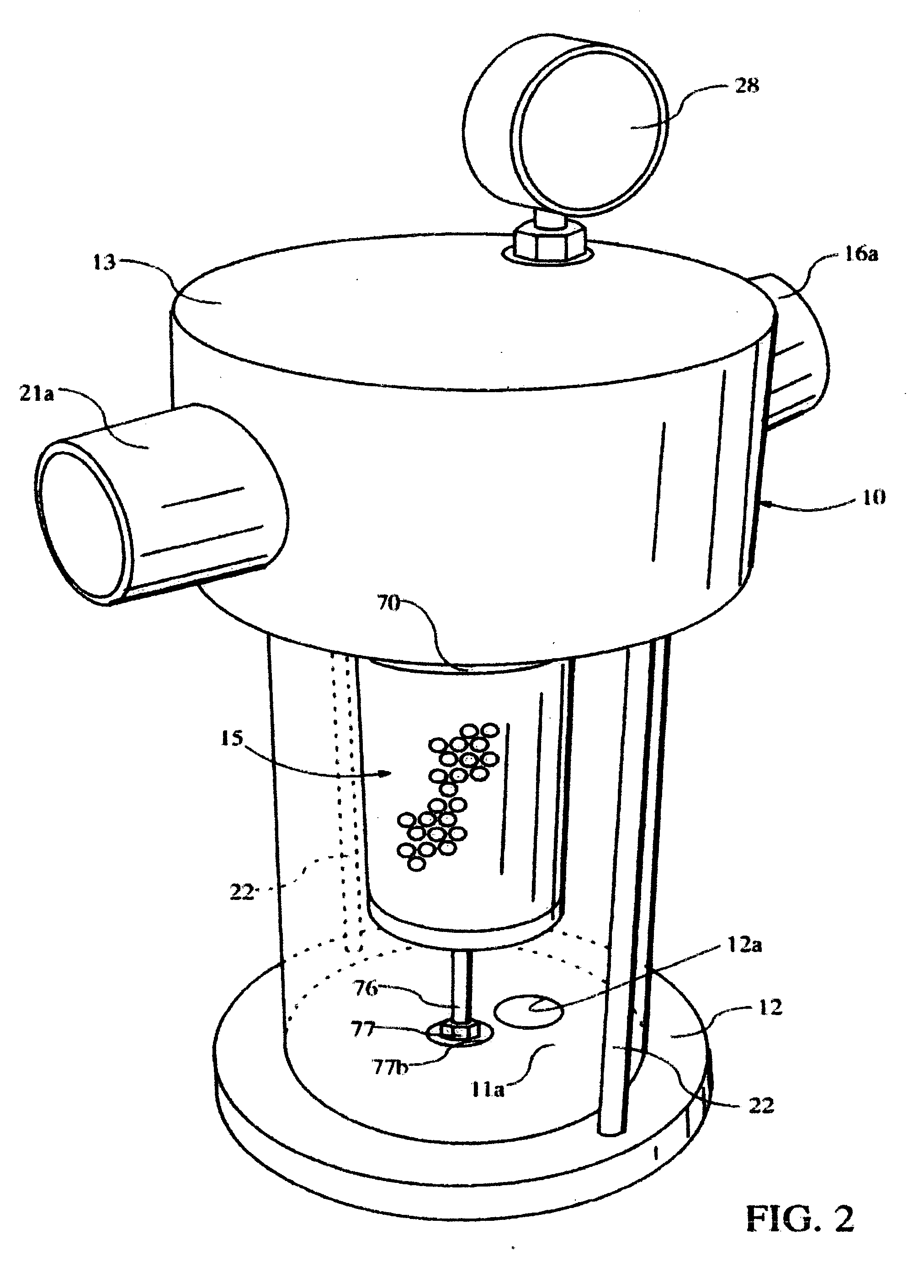 Liquid separator for vacuum filter