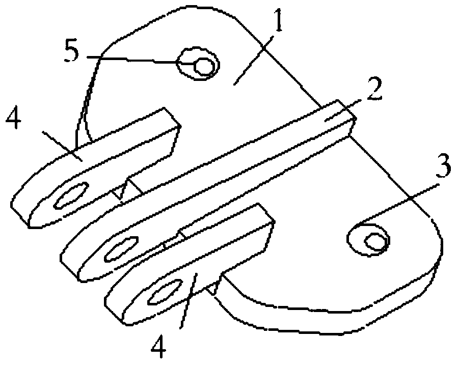 Lifting point of plate-type traction shell flange