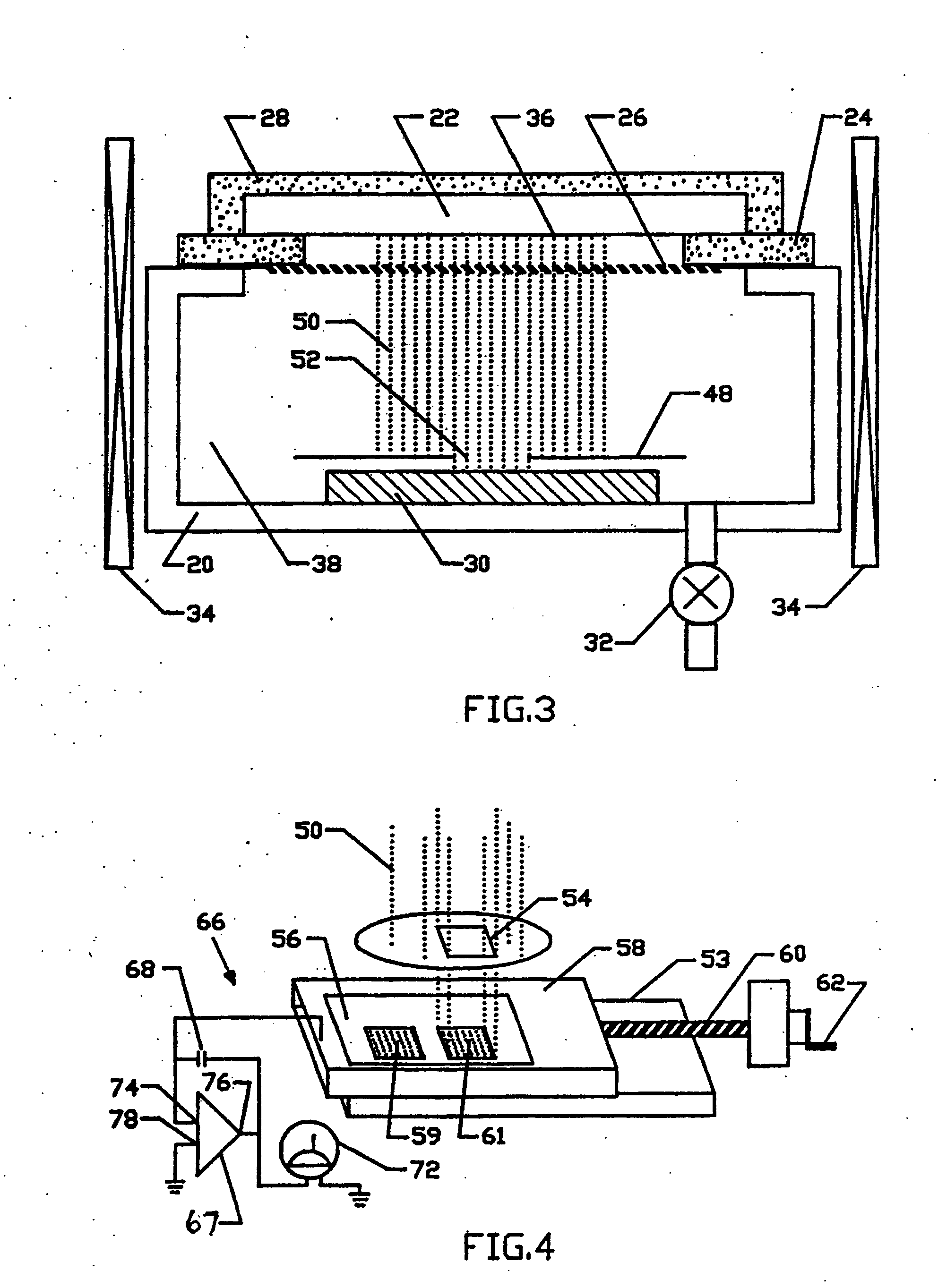 Method and apparatus for reducing charge density on a dielectric coated substrate after exposure to large area electron beam