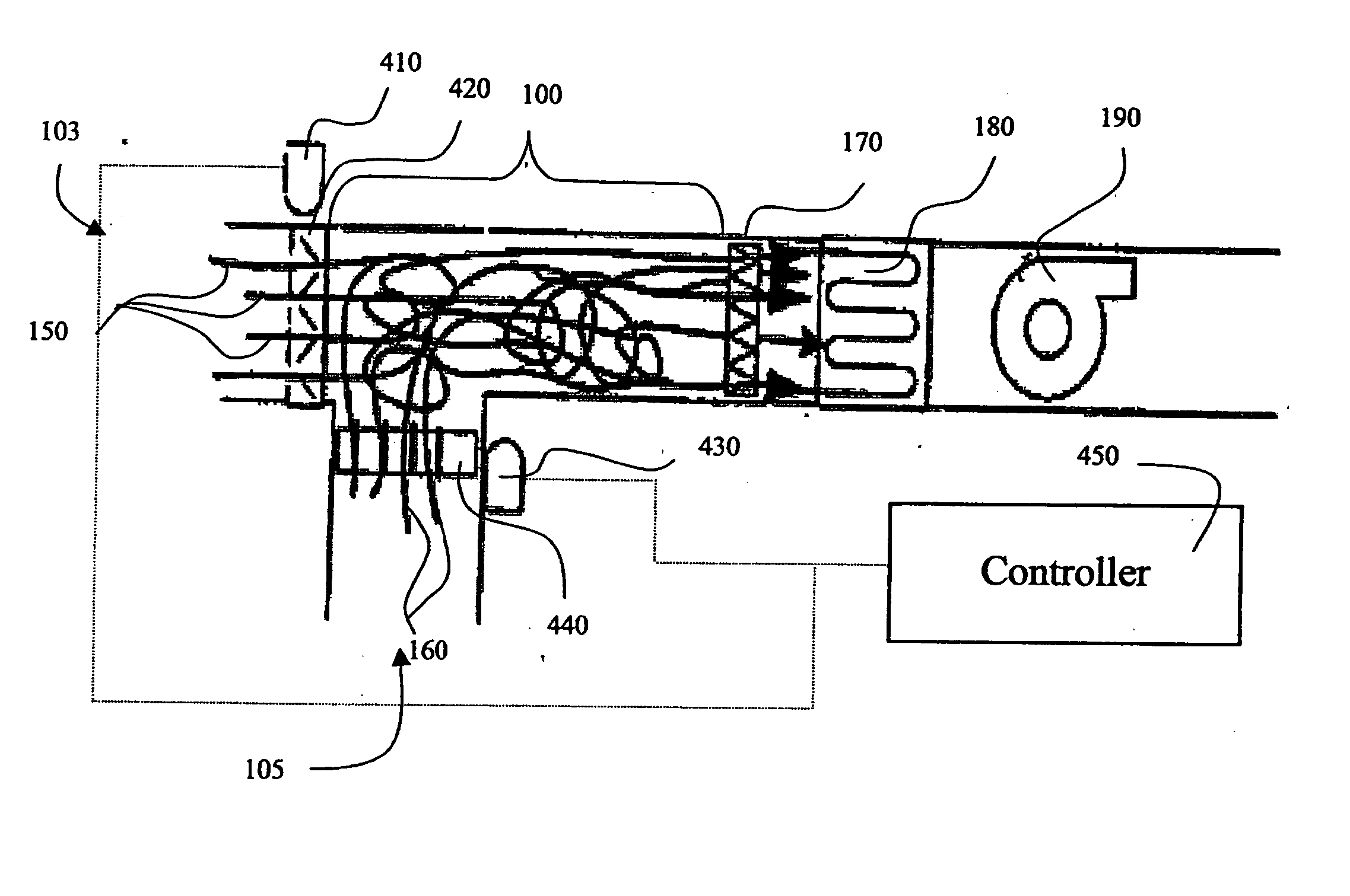 Air handling unit mixing method and system