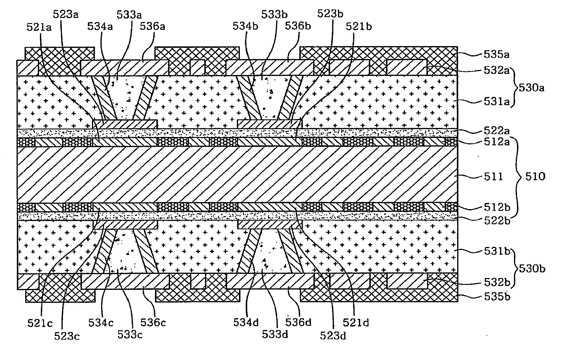 Printed circuit board including embedded capacitor having high dielectric constant and method of fabricating same