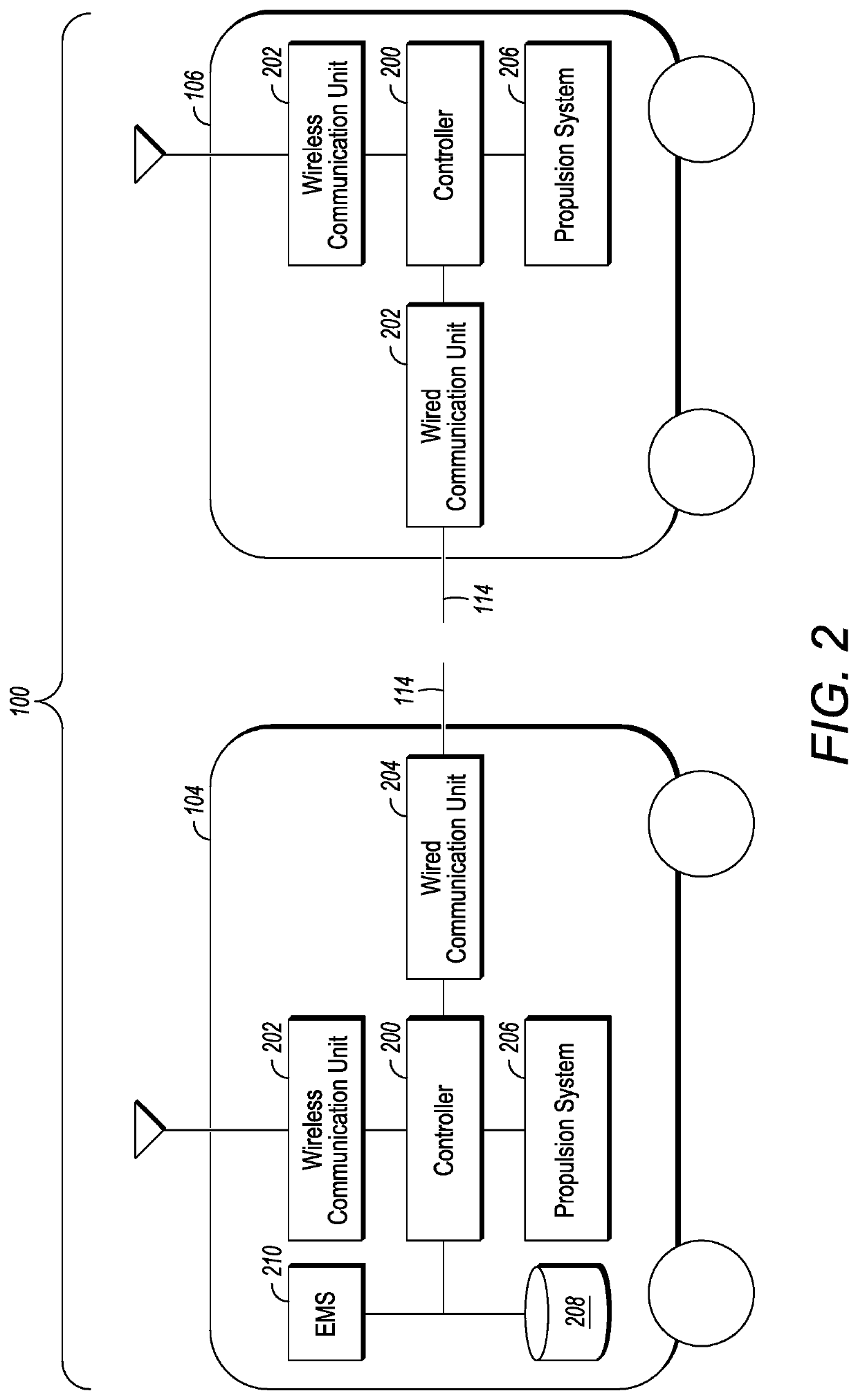 Wireless vehicle control system