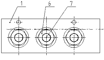 Throttle valve device for each part of metal die in casting process