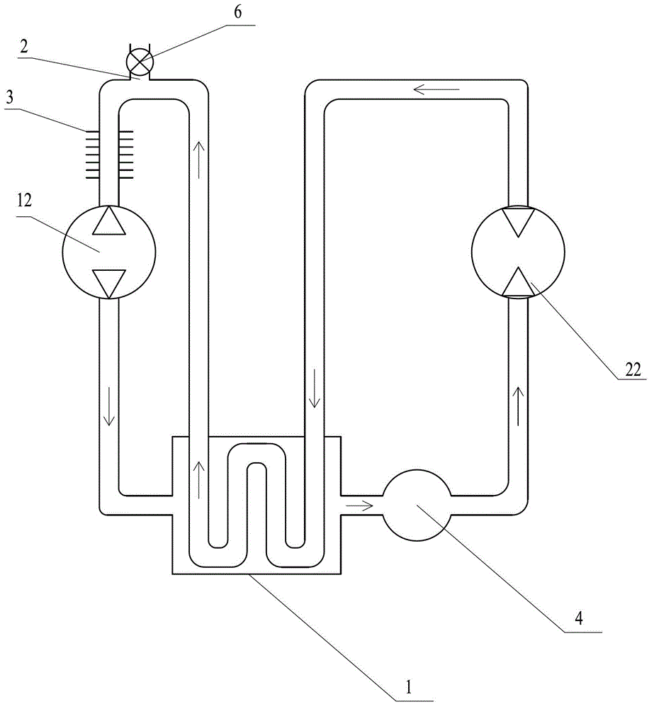 Waste heat utilization internal combustion heat engine