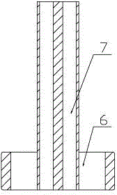 Ecological wood foam-extrusion die having homocentric-square-shaped core body