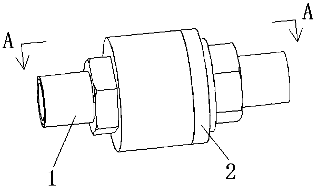 One-way valve for satellite attitude and orbit control propellant supply system