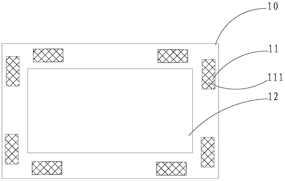 Double-faced thick copper plate, manufacturing method thereof and clamp