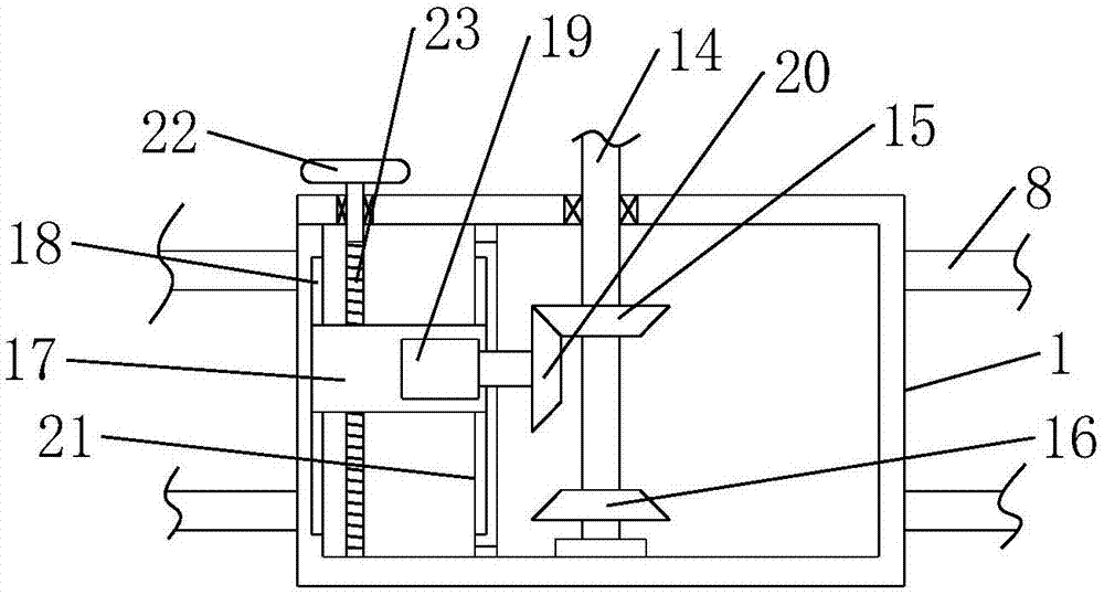 Material lifting device for building construction