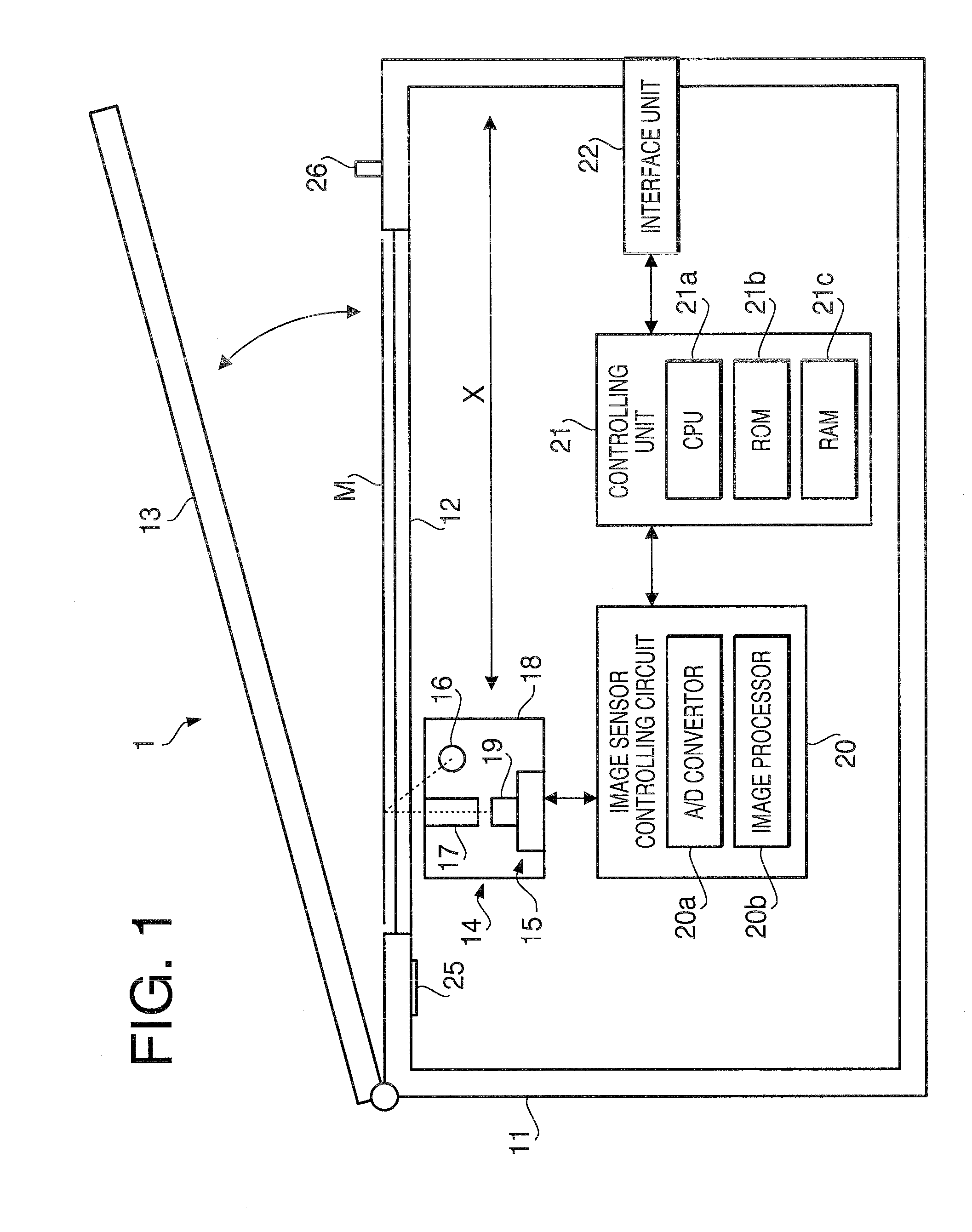 Image reading apparatus and method to correct images