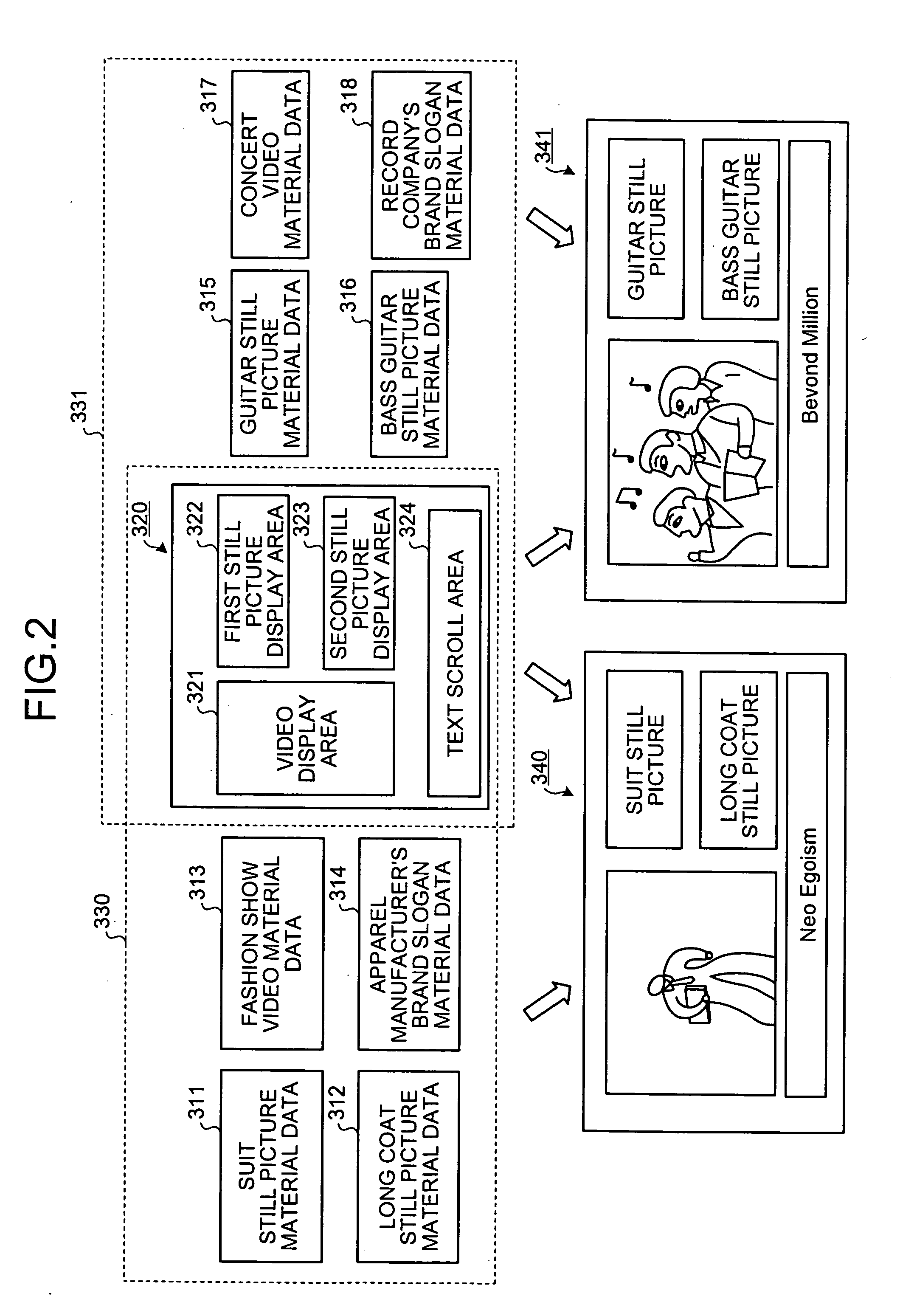 Information display method, information display device, and information delivery and display system