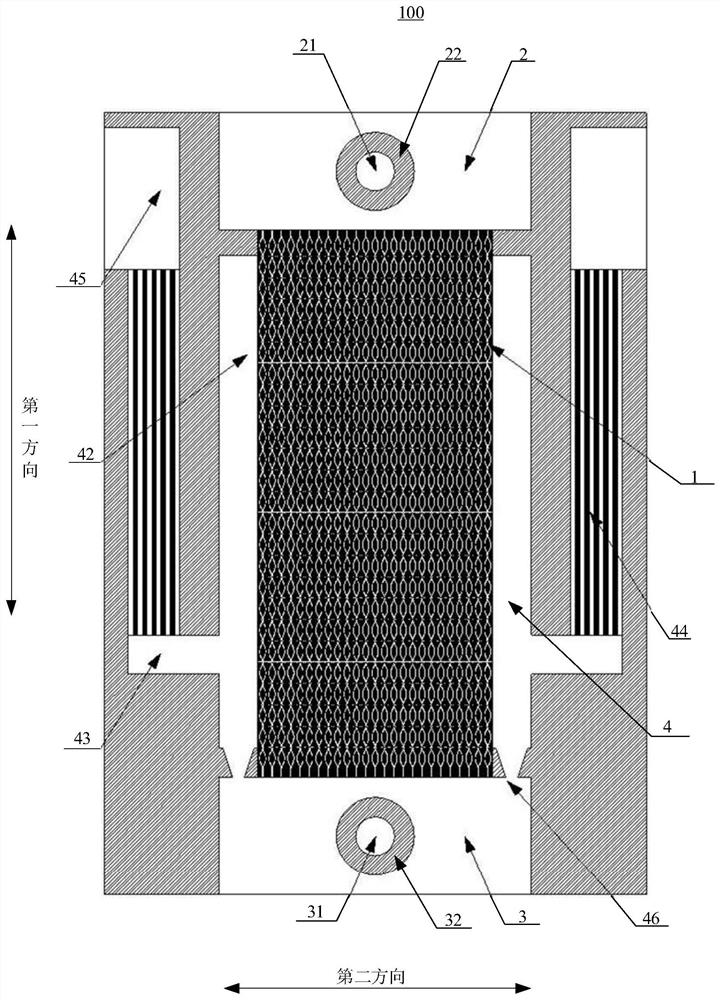 A first heat exchange plate and microchannel condenser