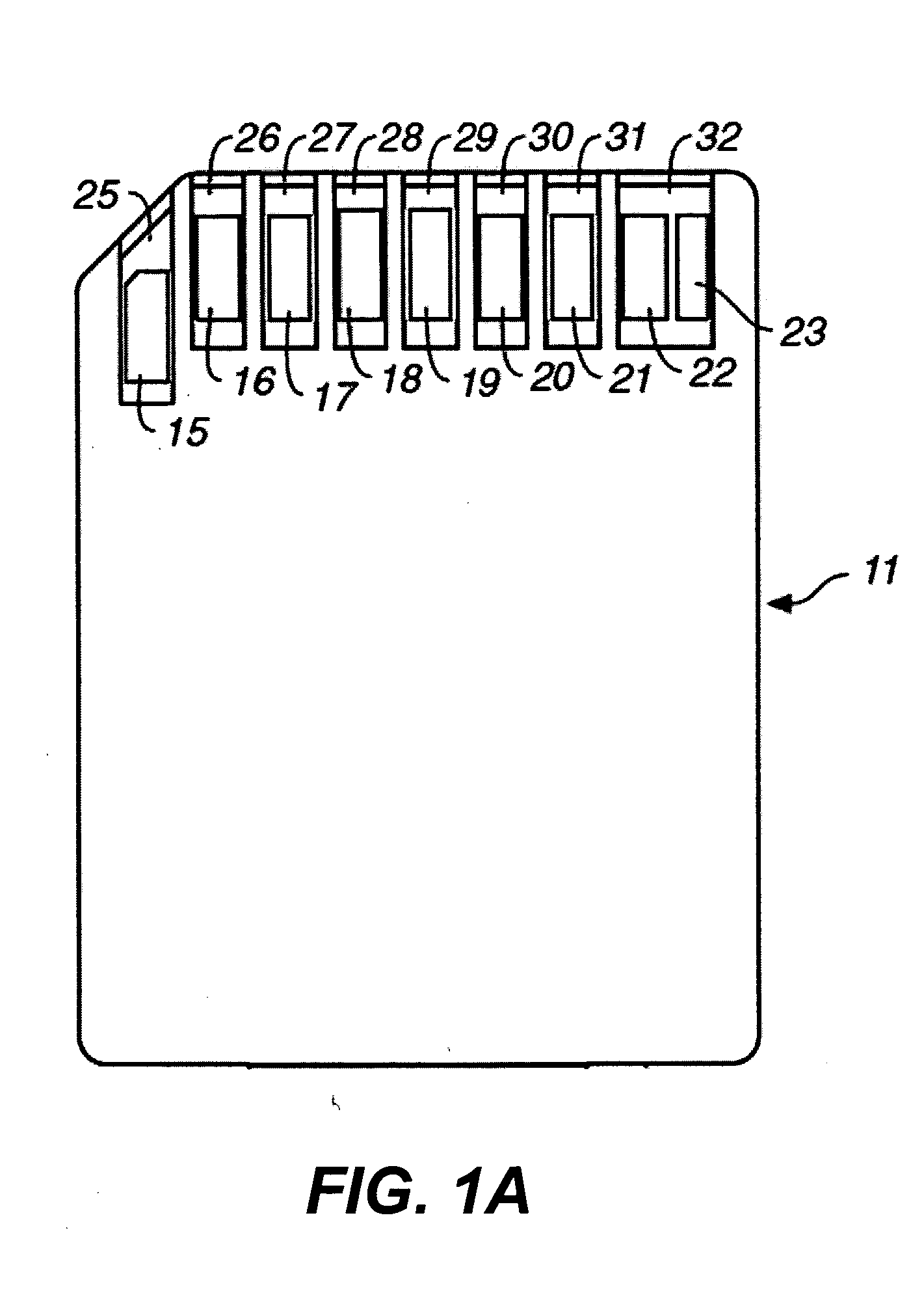 Nested memory system with near field communications capability