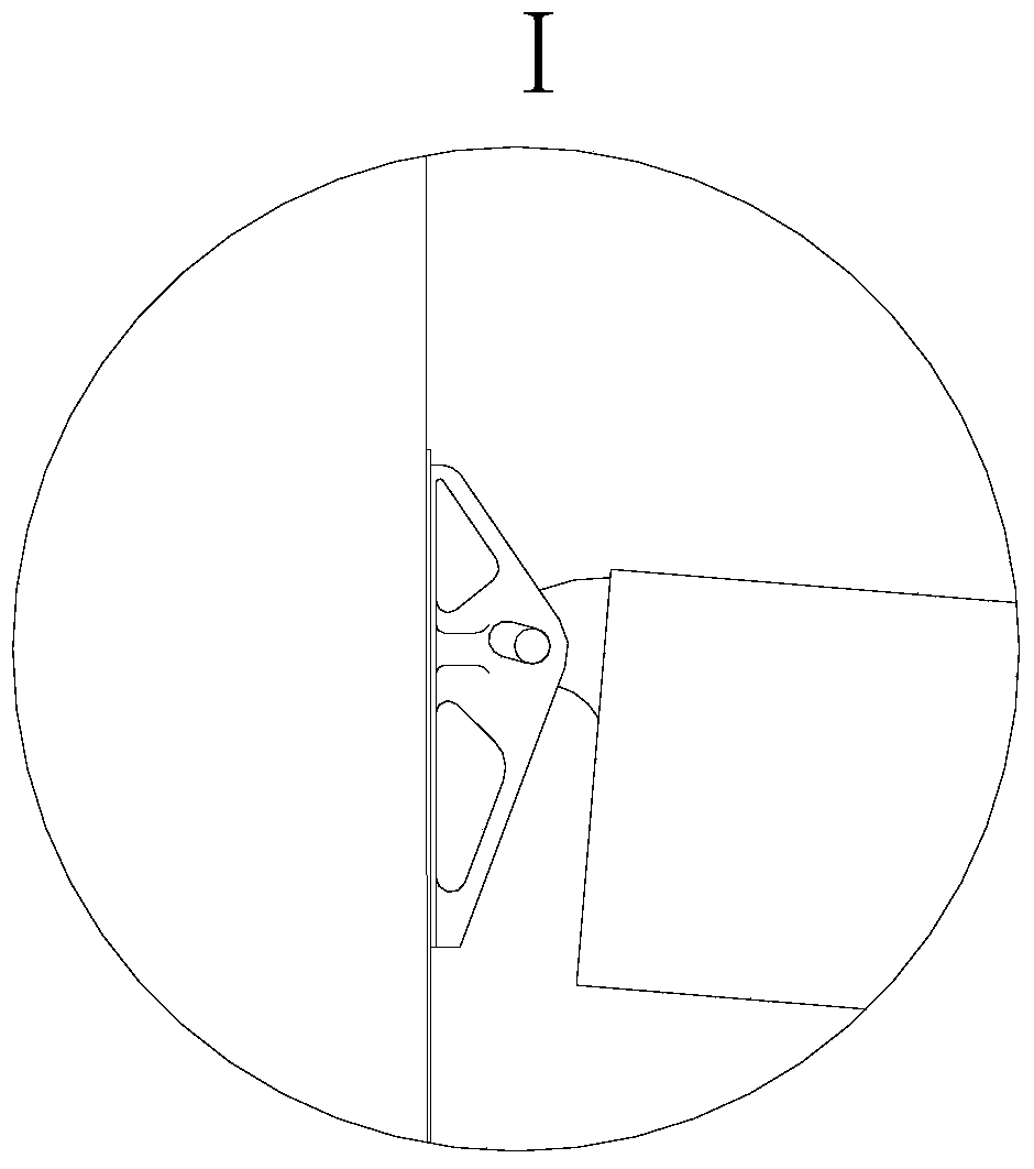 Positioning and guiding structure of aircraft cargo cabin door