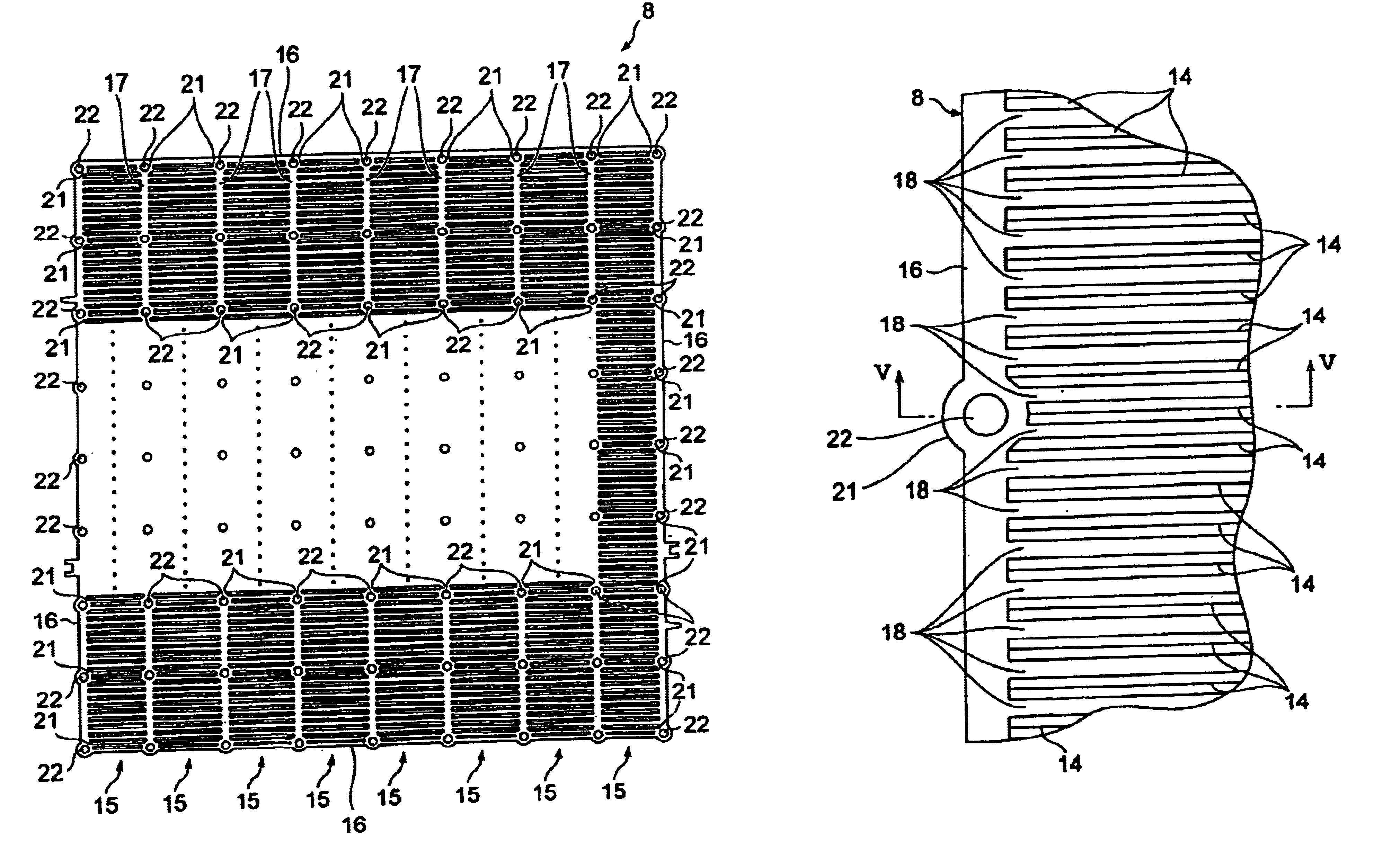 Electron-multiplier and photo-multiplier having dynodes with partitioning parts