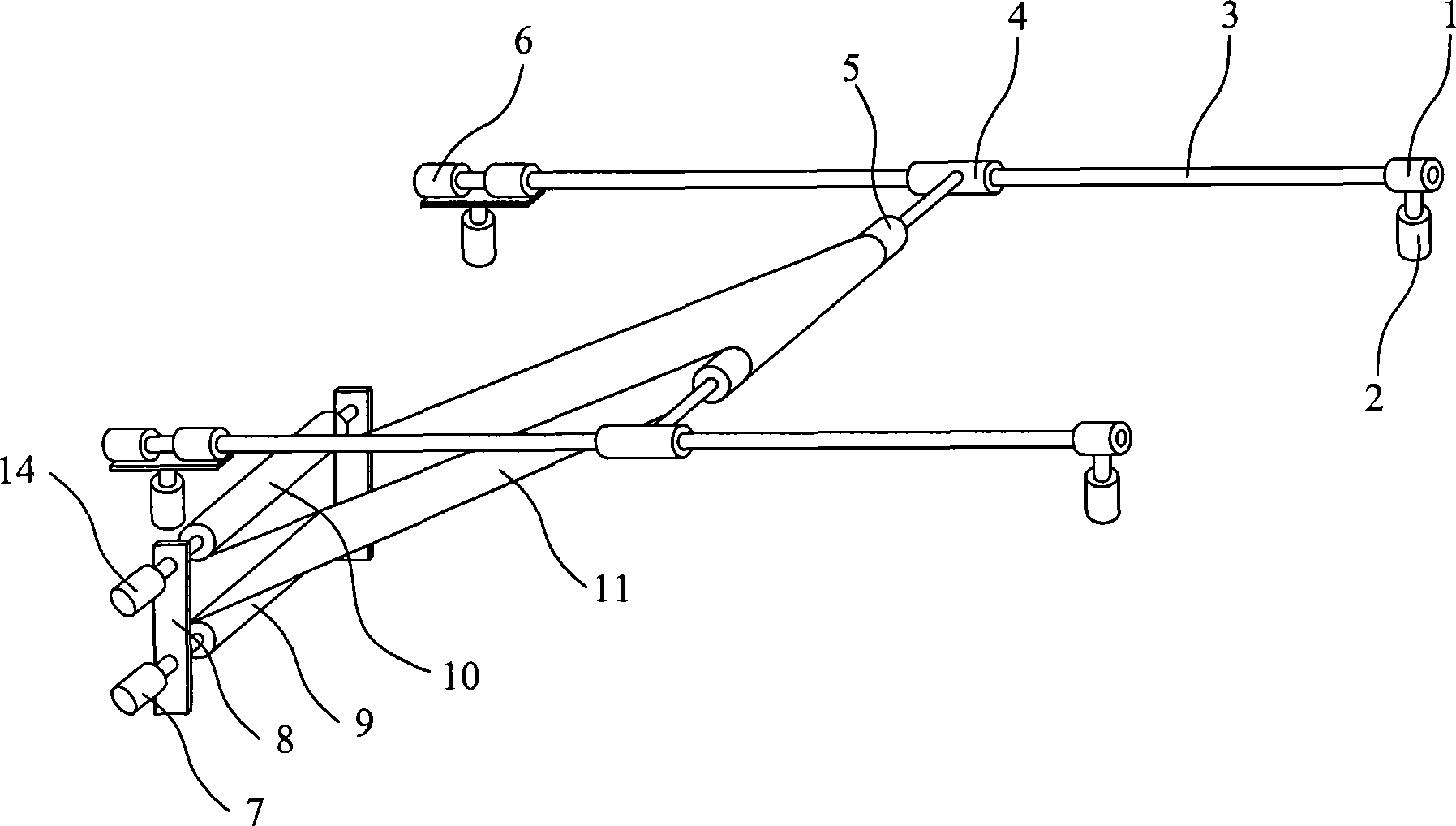 Device and method for cleaning through-printing forme and screen process press with the device
