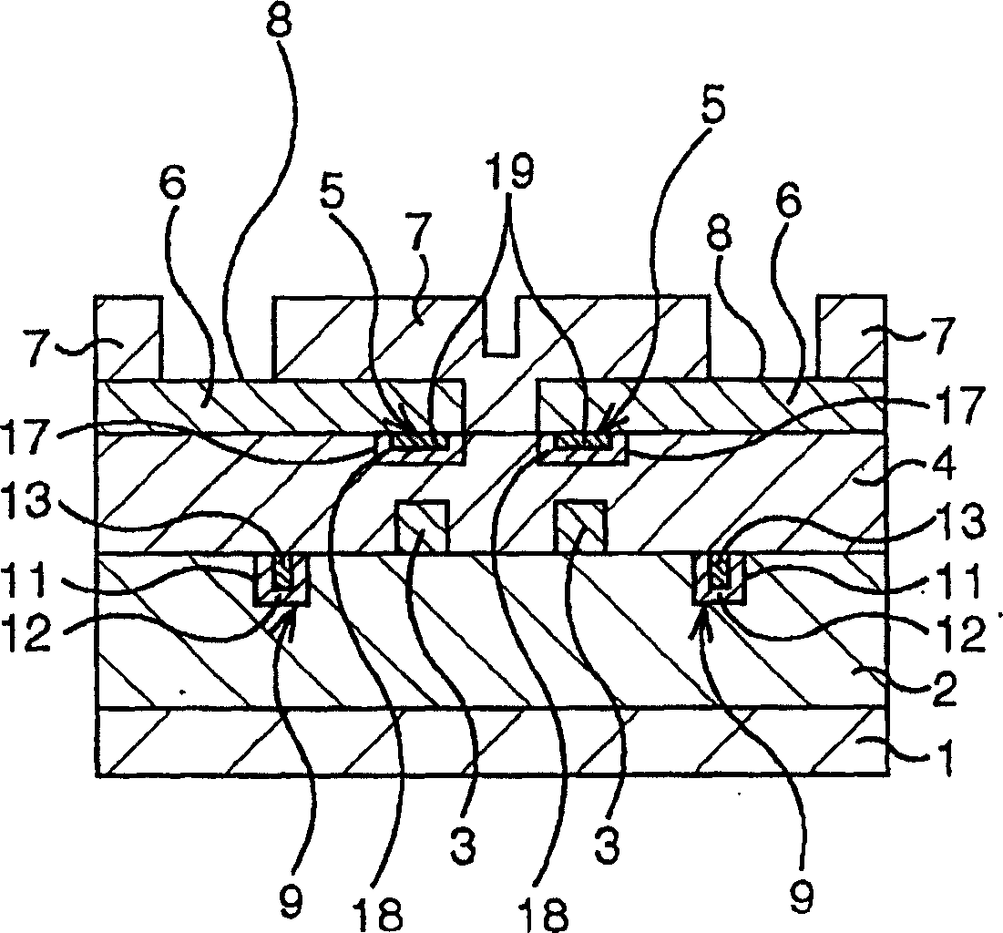 Optical switch element and its manufacturing method