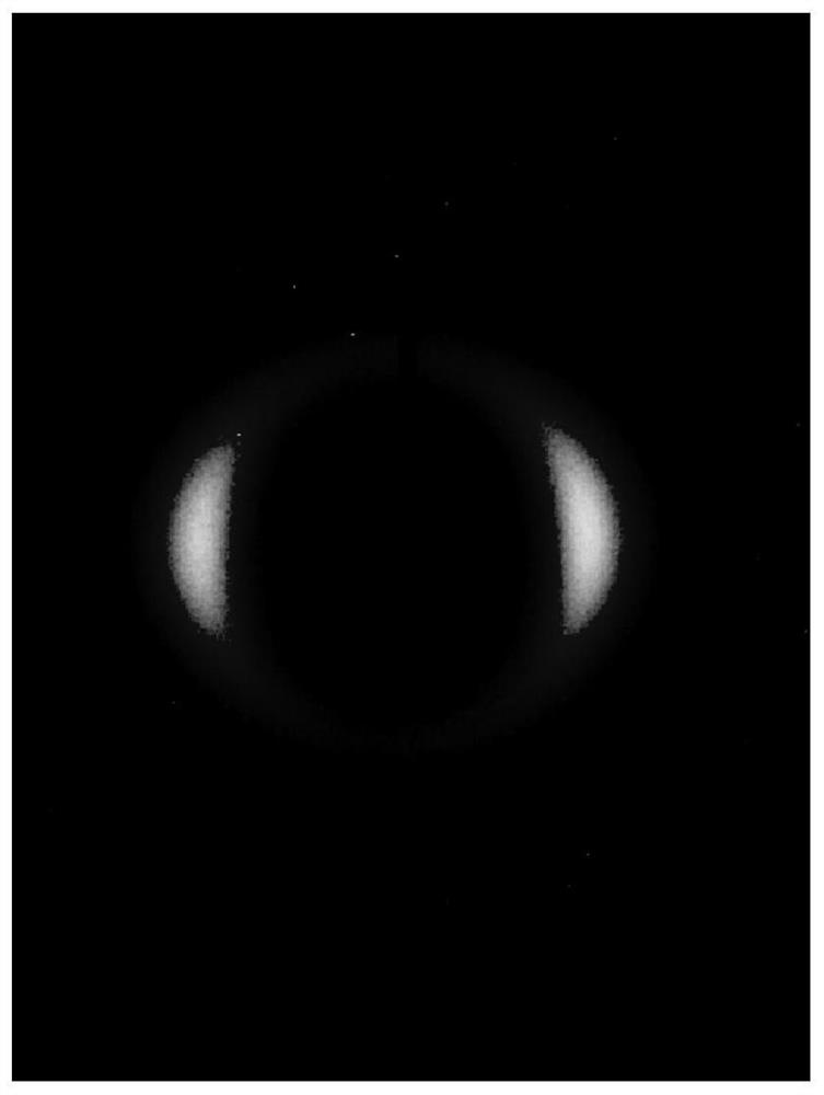 Wide-angle scattering test method and device based on single-crystal diffractometer