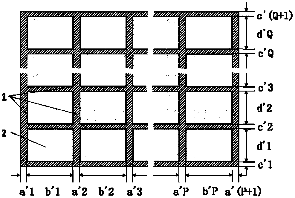 Light-duty beam splitter with grid rib structure and manufacturing method of beam splitter