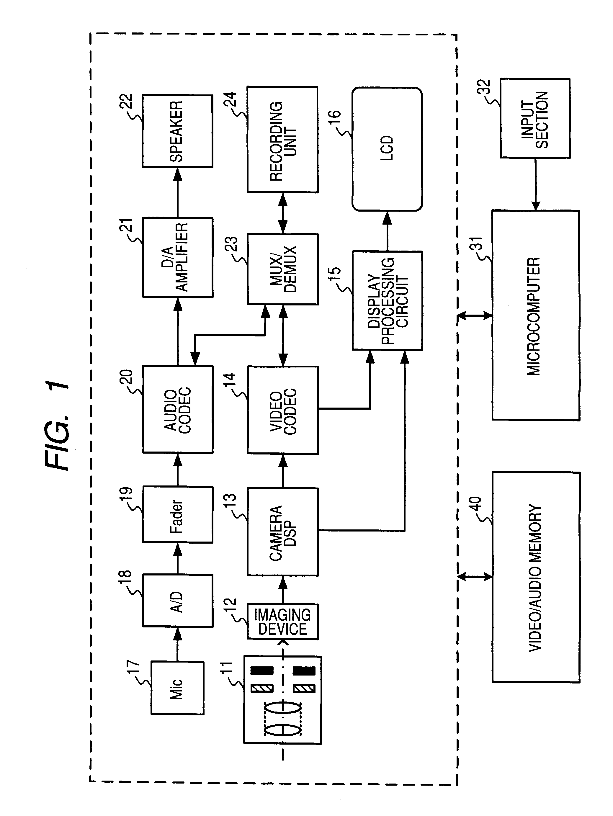 Image apparatus and captured image recording method