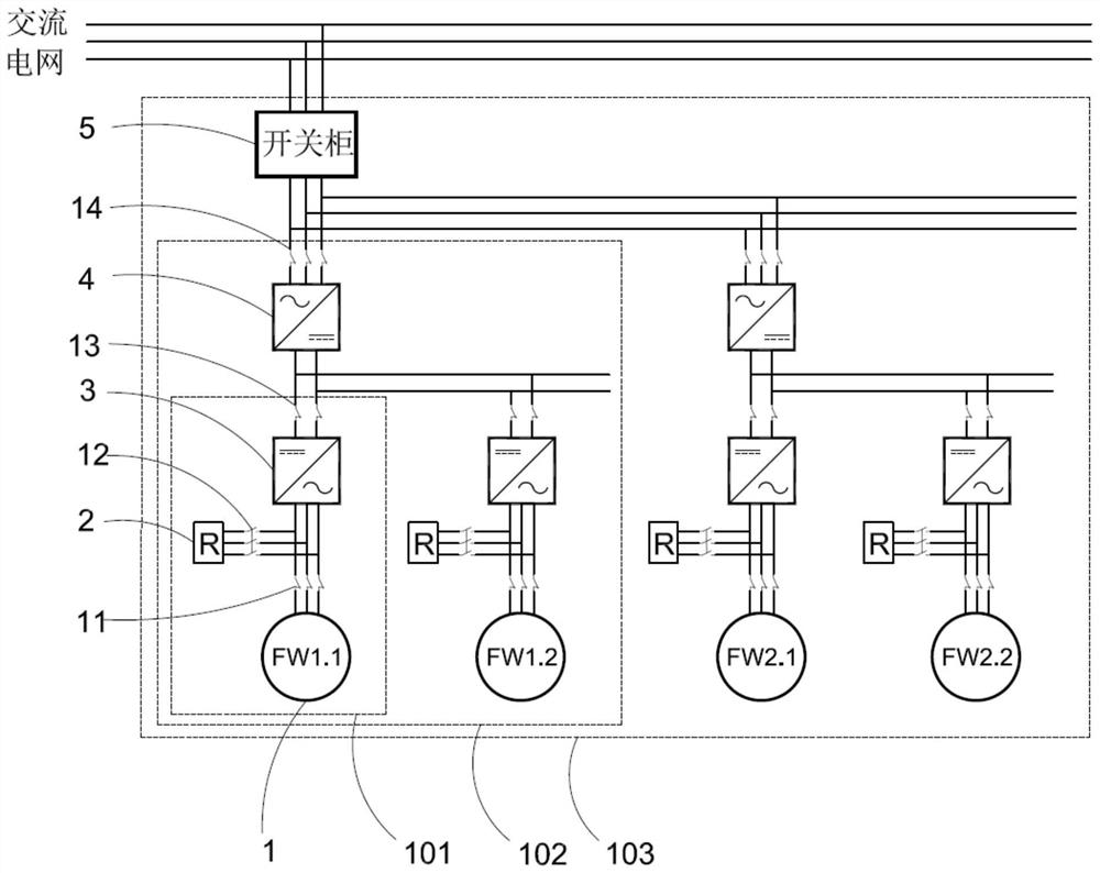 Safety control device and safety control method of energy storage flywheel array system