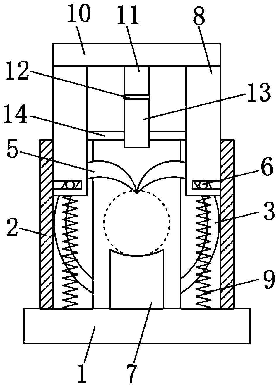 Green peel Chinese chestnut coating removal device and use method