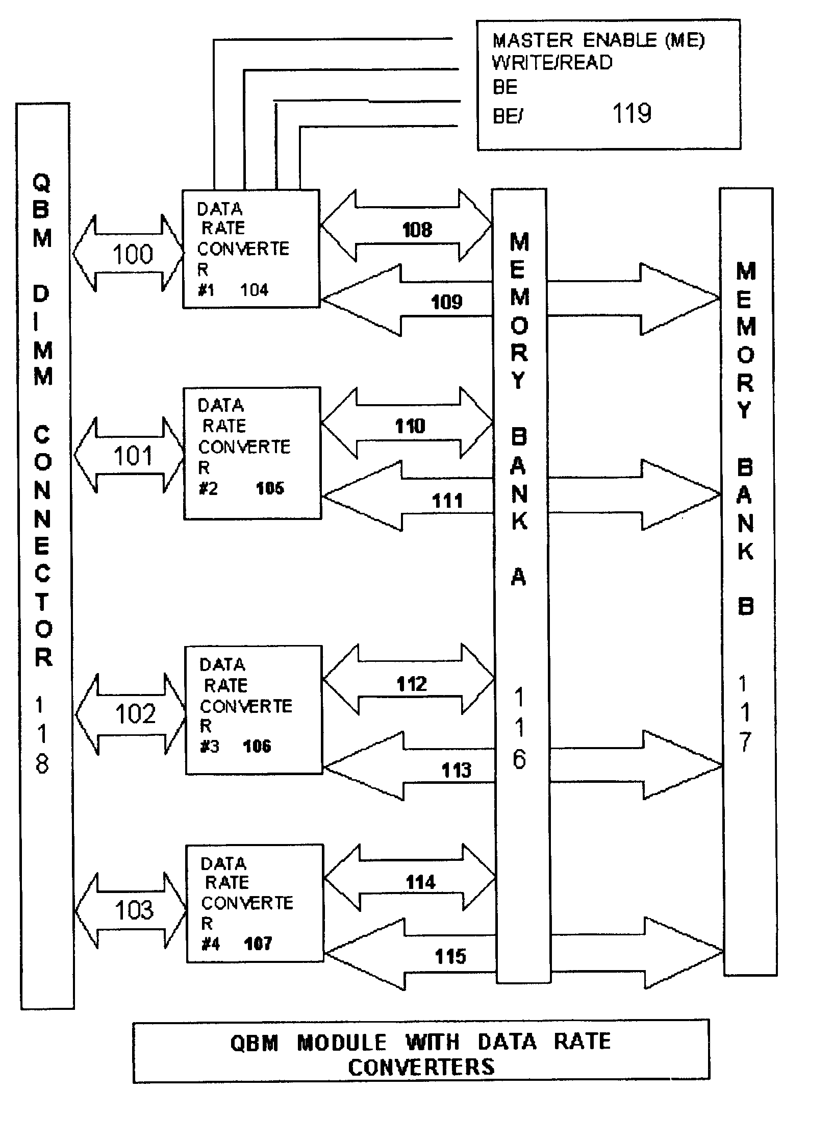 High-speed data-rate converting and switching circuit