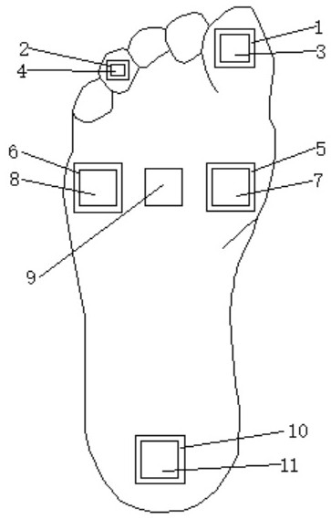 Method and system for correcting posture of simultaneous rope skipping with two feet by using big data