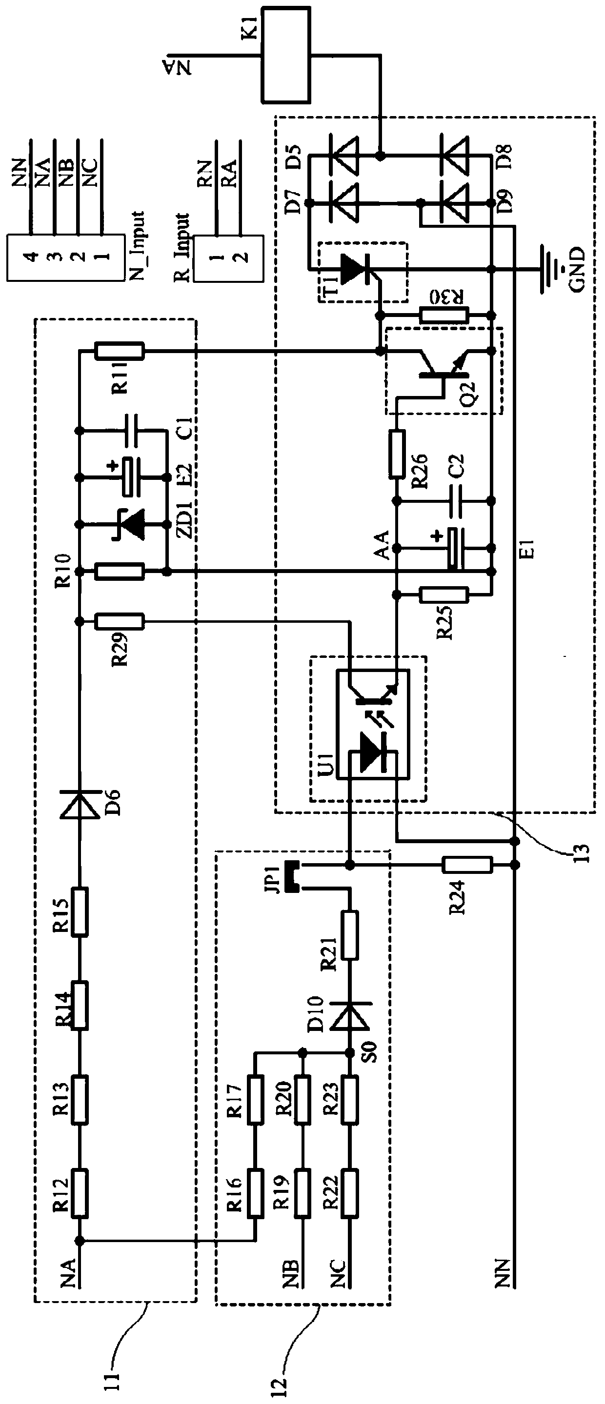Simple PC-level dual-power change-over switch control circuit