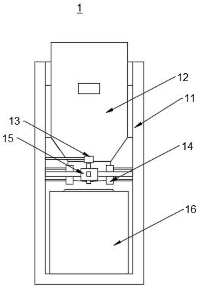 A seed potato cutting equipment