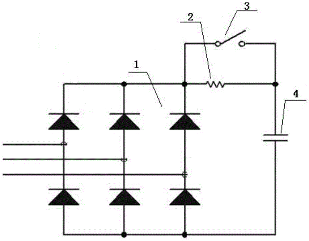 A charging method and charging circuit for a pulse xenon lamp power supply energy storage capacitor