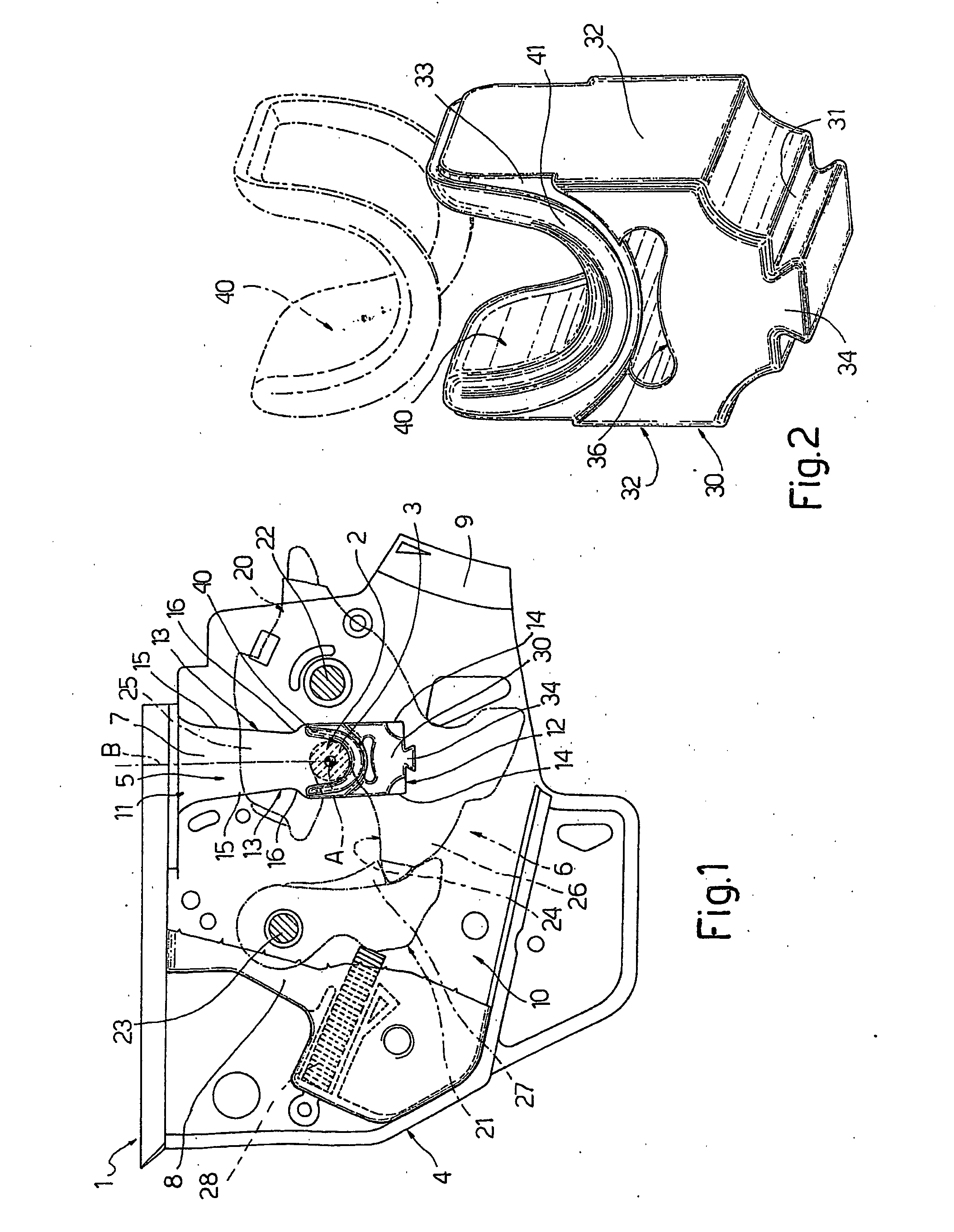 Lock for a door of a motor vehicle