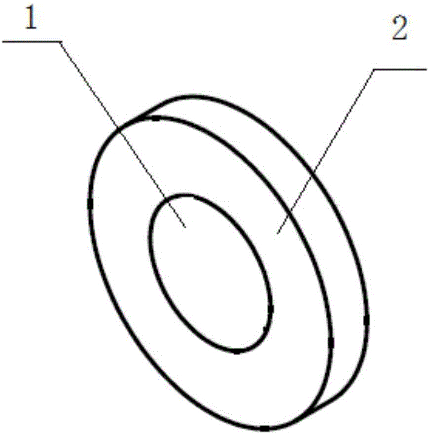 Resin annular plate for analyzing inorganic elements and metal elements and preparation method thereof