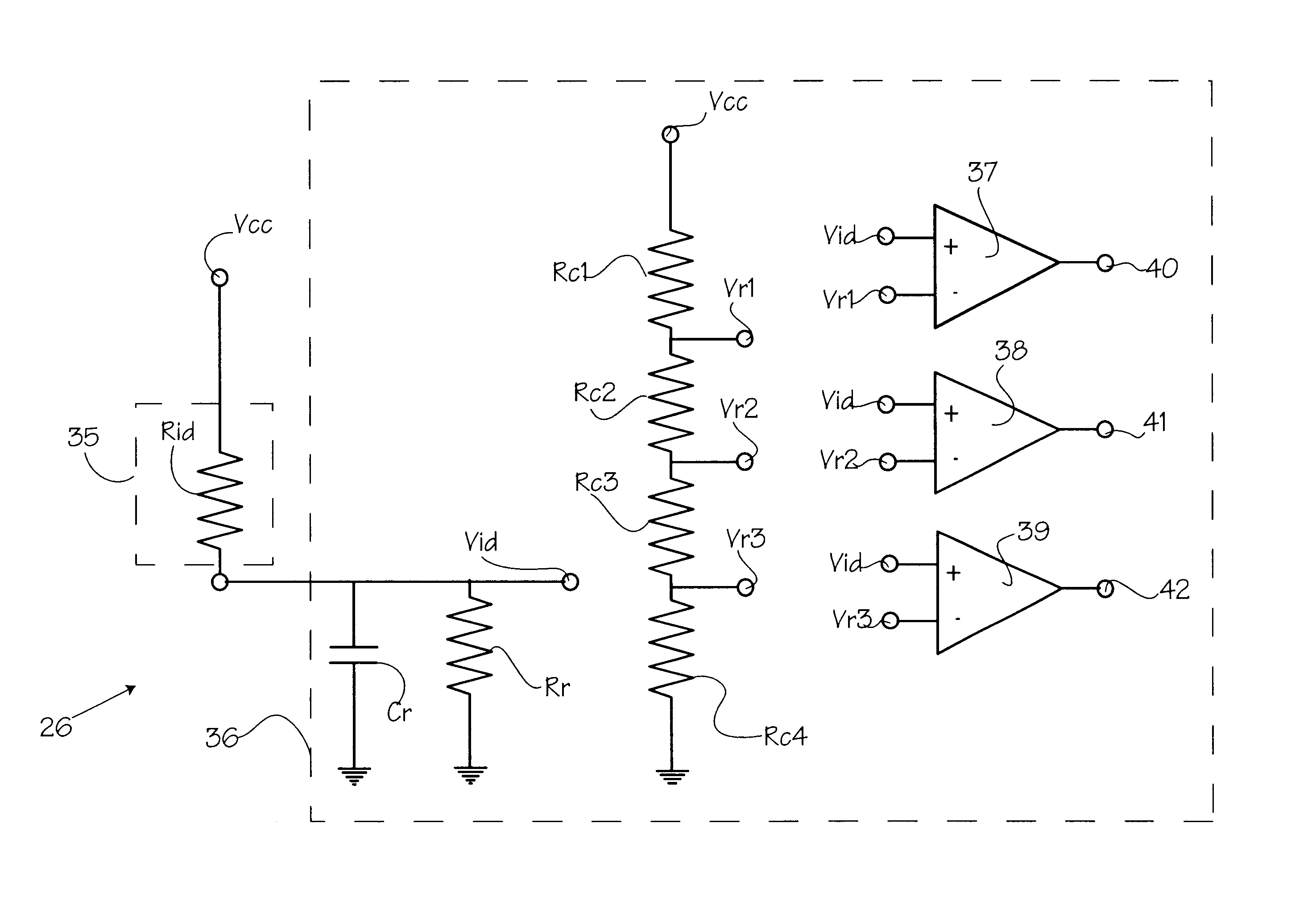 Power supply for identification and control of electrical surgical tools
