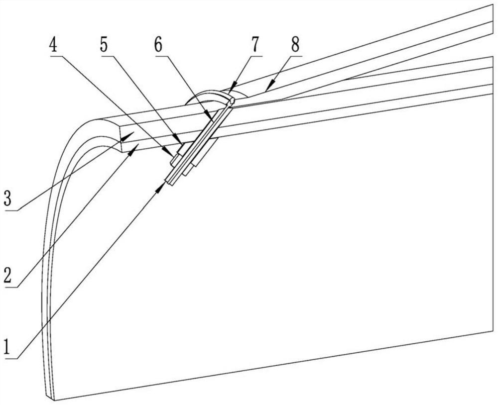 An electrical connection method and connection device for a high-voltage equipment wire and a metal inner cylinder